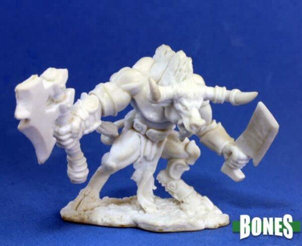 Classic Bones: Beastman - Minotaur of the Maze with Axe and Cleaver