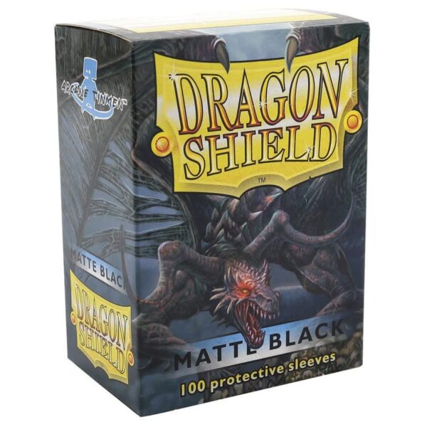 Dragon Shield: Matte Card Sleeves (100 ct) - Black