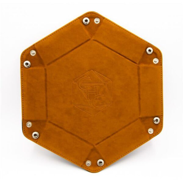 CHC: Dice Tray - Hexagon, Brown