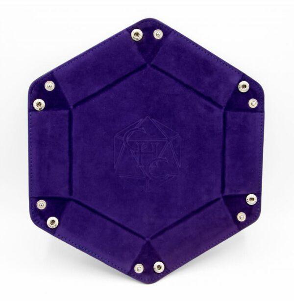 CHC: Dice Tray - Hexagon, Dark Purple