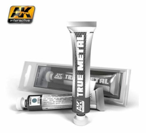 AK-Interactive: True Metal (Wax Based) - Steel