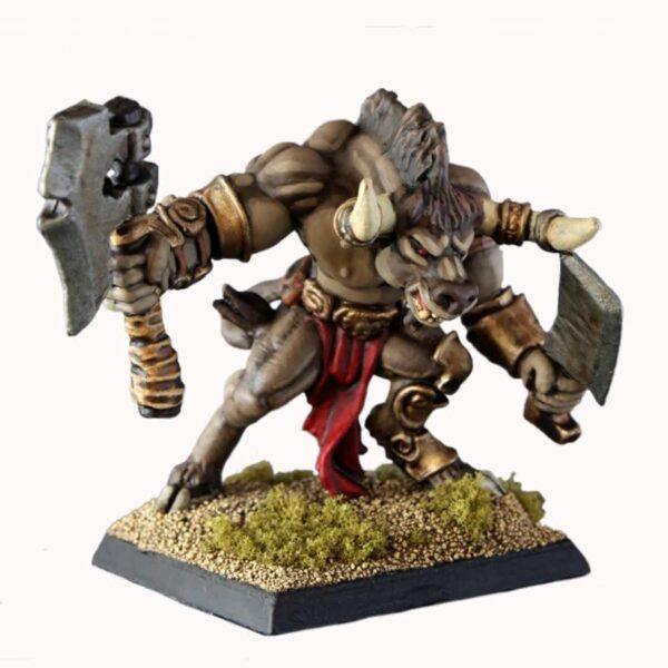 Classic Bones: Beastman - Minotaur of the Maze with Axe and Cleaver - Image 2