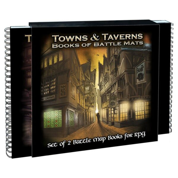 Book of Battle Mats: Box Set - Towns, and Taverns (2021)