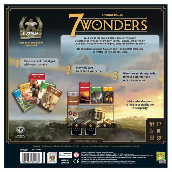 7 Wonders 2E: Core Game (3-7 players) - Image 3