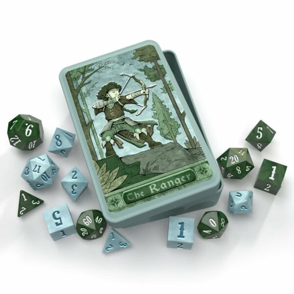 Beadle and Grimm: 16mm Poly Dice Set (14) - Ranger