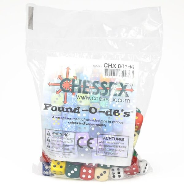 Chessex: 12mm / 16mm D6 - Pound-o-D6's