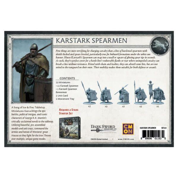 A Song of Ice and Fire: Stark - Karstark Spearmen (clearance 20% off) - Image 2