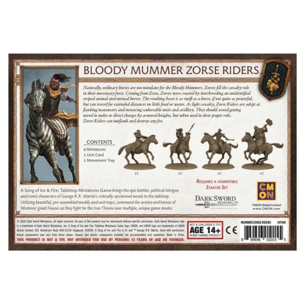 A Song of Ice and Fire: Neutral - Bloody Mummer Zorse Riders (clearance 20% off) - Image 2