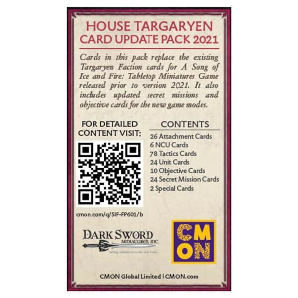 A Song of Ice and Fire: Targaryen - Faction Pack (clearance 20% off) - Image 2