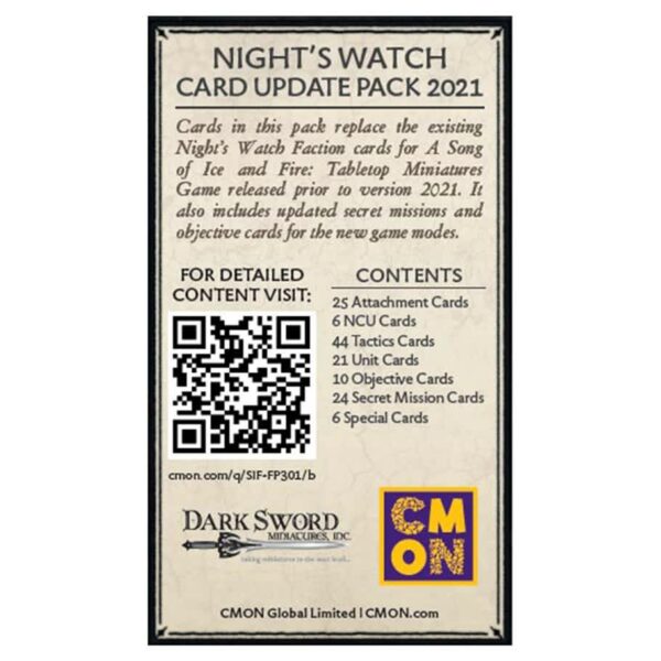 A Song of Ice and Fire: Night's Watch- Faction Pack (clearance 20% off) - Image 2