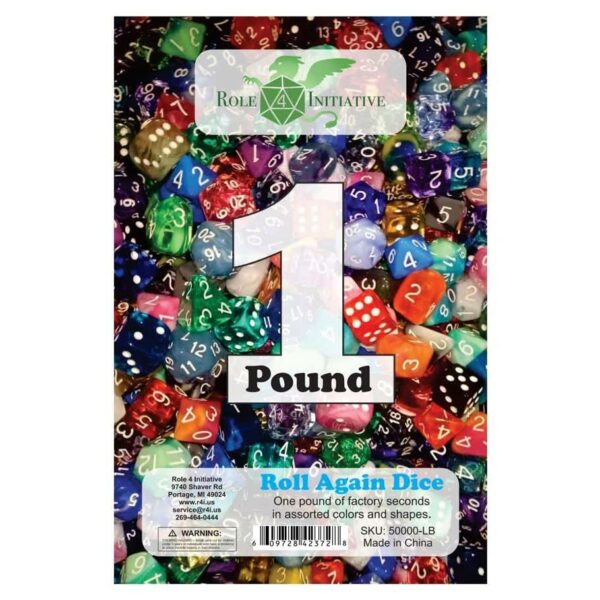 R4I: 16mm Poly Dice - Pound of Dice