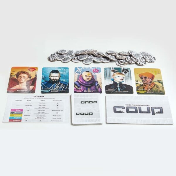Coup, the Card Game: City State (2-6 players) - Image 2