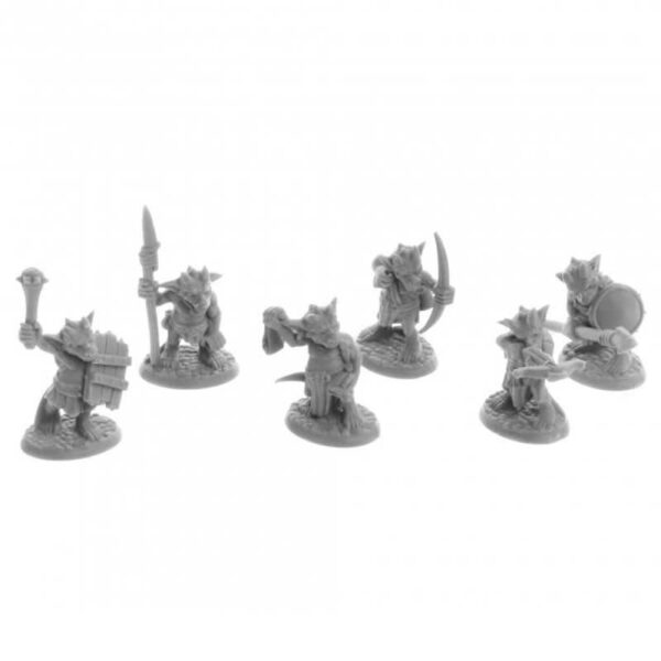 Dungeon Bones: Ratpelt Kobold Warriors (6 models)