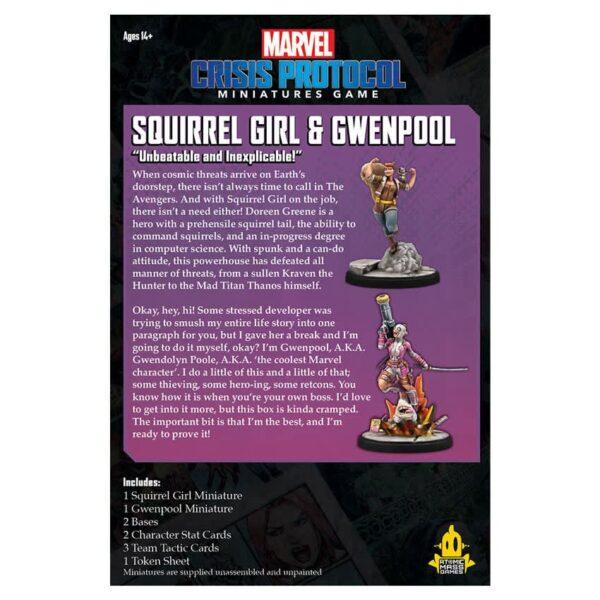 Marvel Crisis Protocol TMG: Squirrel Girl & Gwenpool - Image 2