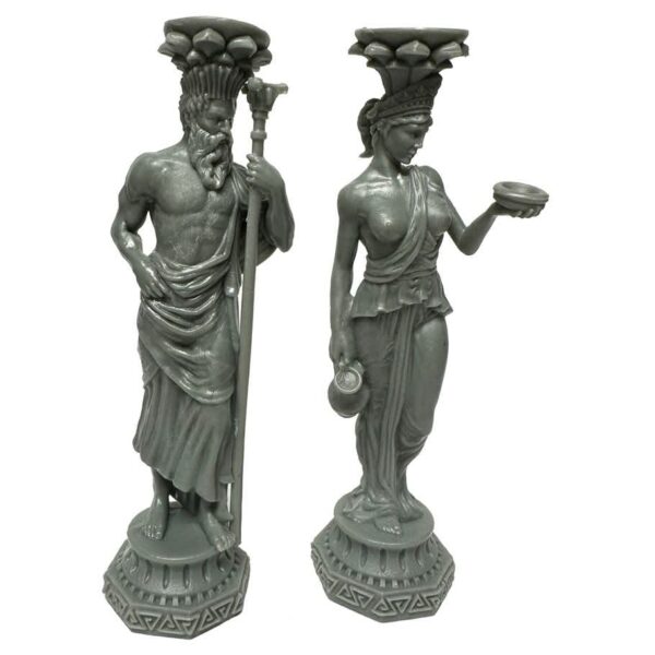 Black Bones: Greek Pillars (Zeus and Hera)