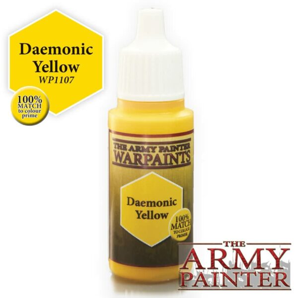 Army Painter: Warpaints (18 ml) - Daemonic Yellow (clearance 20% off)