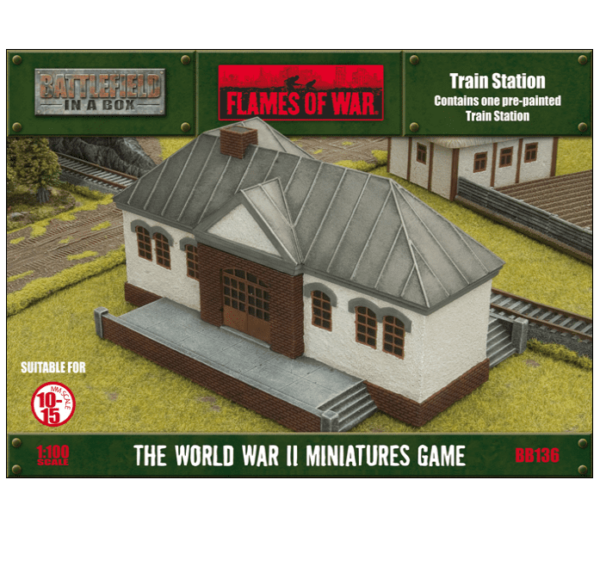 GF9: 15mm Pre-painted Terrain - Travel, Train Station
