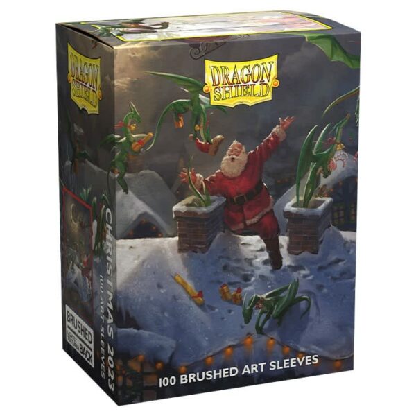 Dragon Shield: Card Sleeves (100) - Brushed Art, Christmas 2023