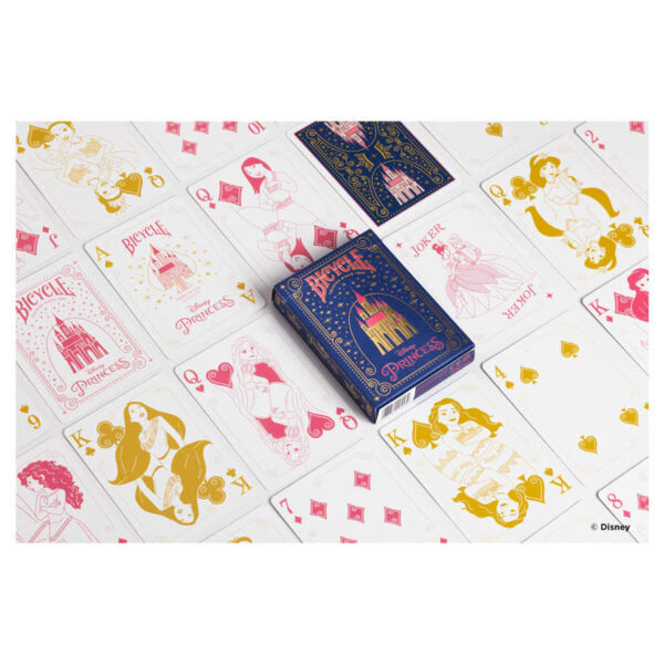Bicycle: Deck of Playing Cards - Disney Princess Pink/Navy Mix - Image 2