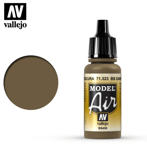 Vallejo: Model Air (17 ml) - SADF, BS Dark Earth (clearance 20% off)