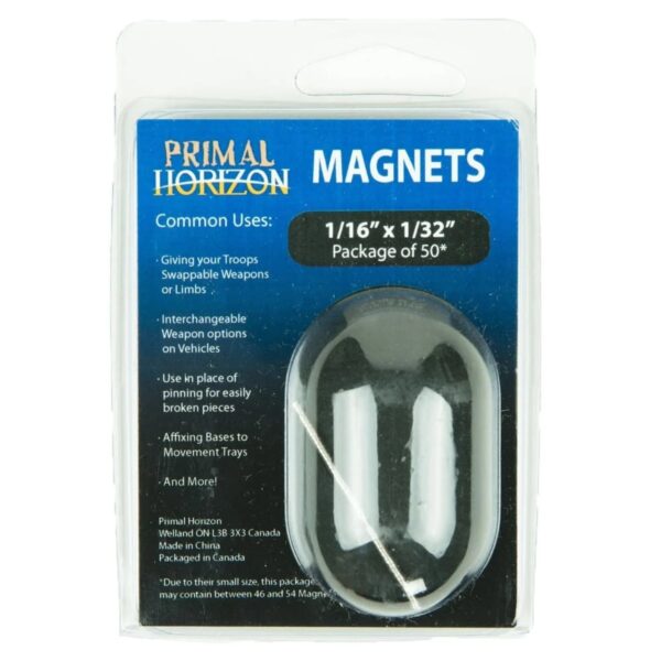 Primal Horizon: Magnets (50) - 1/32" x 1/16"