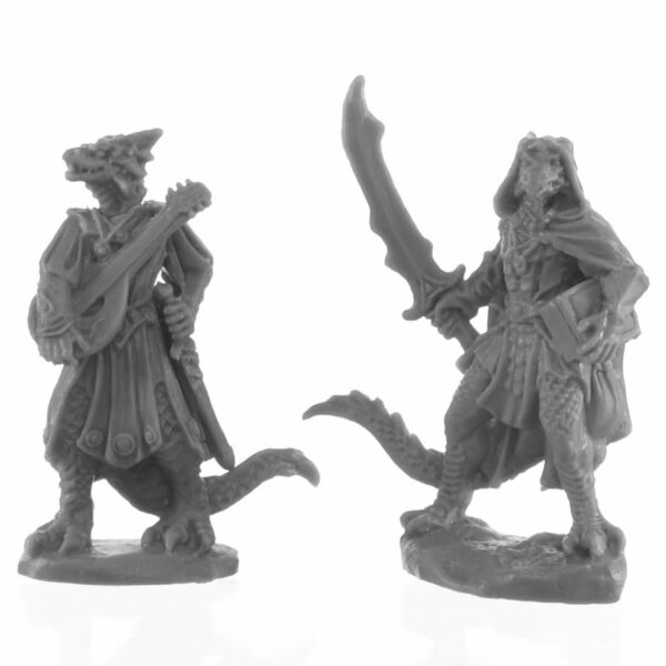 Black Bones: Dragonfolk (Dragonborn) Bard and Thief