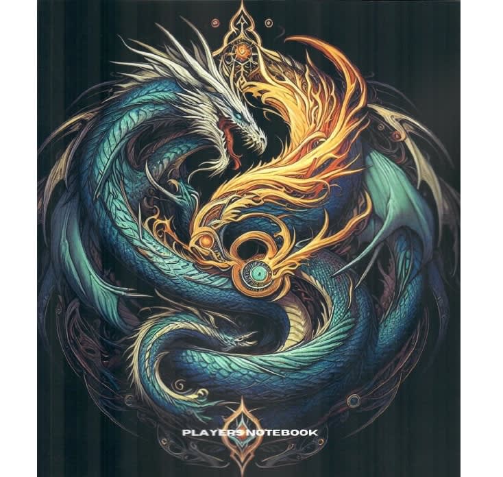 DnD Players Notebook Knotted Serpent (2024 SC) Dice Age Games