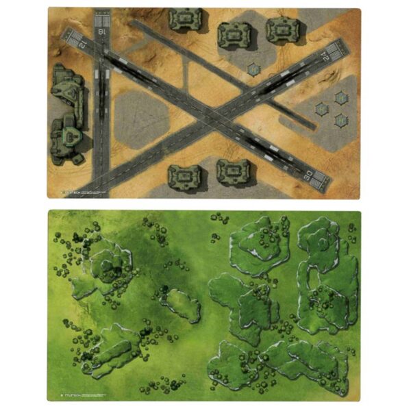 BattleTech: Hexless BattleMat (34" x 22") - AeroBase #1
