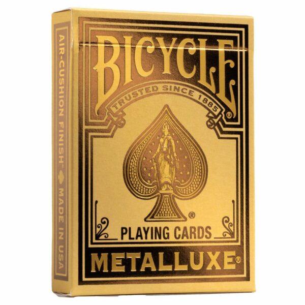 Bicycle: Deck of Playing Cards - Metalluxe Gold
