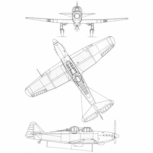 DavCo: 1/300th Scale - P308, Britain, Boulton Paul Defiant