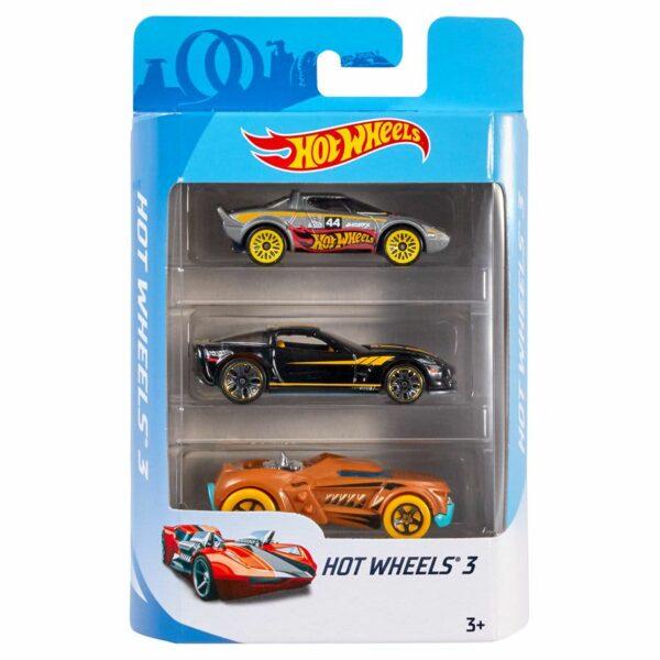 Hot Wheels: 1/64th Scale - 3-Pack, Basic Car