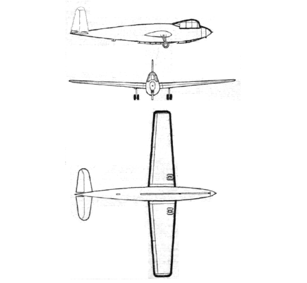 DavCo: 1/300th Scale - P397, Britain, General Aircraft Limited Hotspur Glider