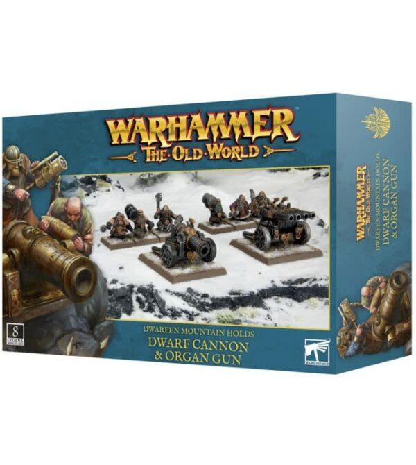 Warhammer, the Old World: Dwarfen Mountain Holds - Cannon and Organ Gun