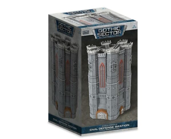 GF9: 8mm Pre-painted Terrain - Mundus Imperialis - Civil Defense Bastion