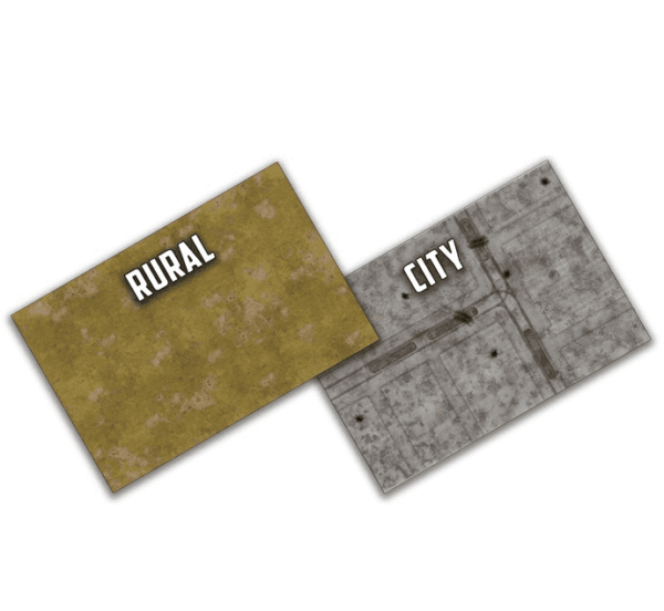 GF9: Double-Sided Playmat (6' x 4') - Brown / City