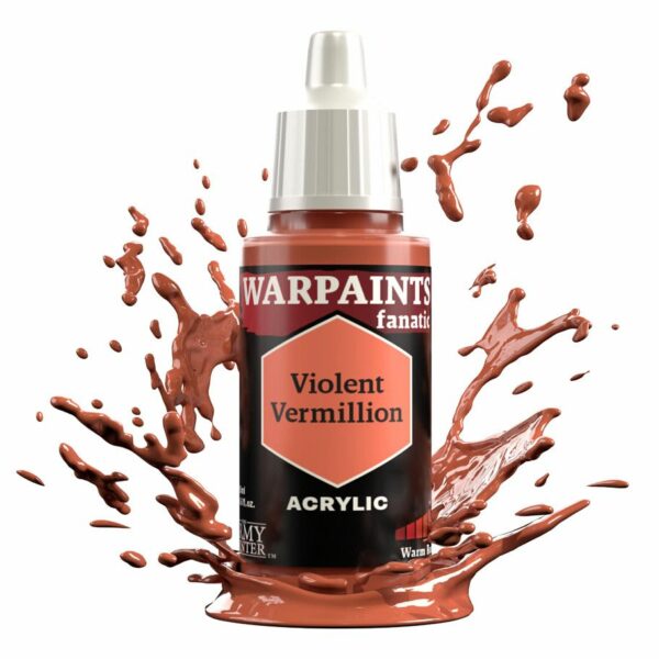 Army Painter: Warpaints Fanatic (18 ml) - Violent Vermillion