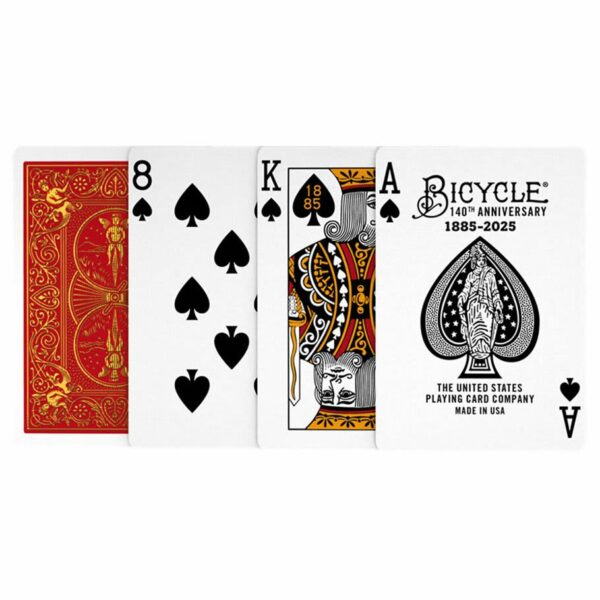 Bicycle: Deck of Playing Cards - 140th Anniversary - Image 3