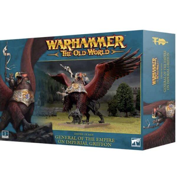 Warhammer, the Old World: Empire of Man - General of the Empire on Imperial Griffon