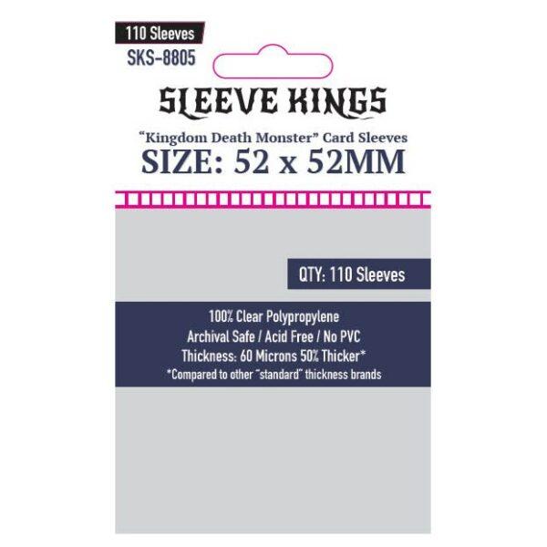 52mm x 52mm Card Sleeves (110)