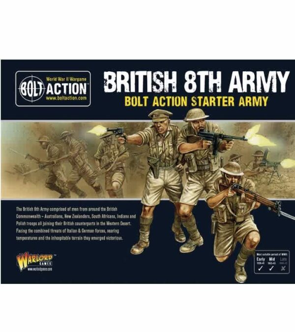 Bolt Action: British - 8th Army Starter Army