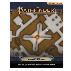 Pathfinder 2E RPG: Flip Mat (24" x 30") - Primal Dungeon (2024)