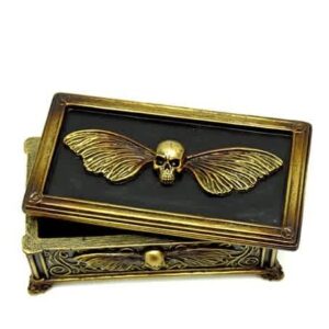 Trinket Box: Death Moth (6" x 3" x 2")